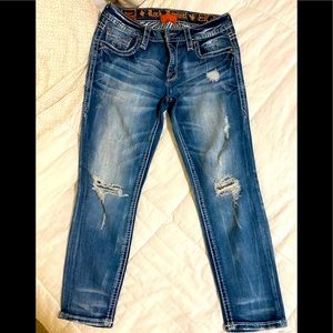 Rock Revival Ankle Skinny Mid-Rise